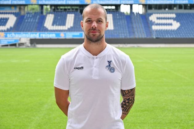 Norman Marx MSV Duisburg 3 league, portrait date 2023 2024 Duisburg Schauinsland Reisen Arena North Rhine Westphalia Germany Team2