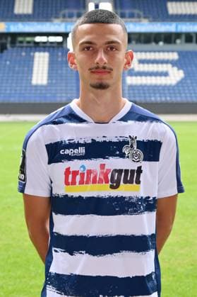 Baran Mogultay MSV Duisburg 3 league, portrait date 2023 2024 Duisburg Schauinsland Reisen Arena North Rhine Westphalia Germany Team2