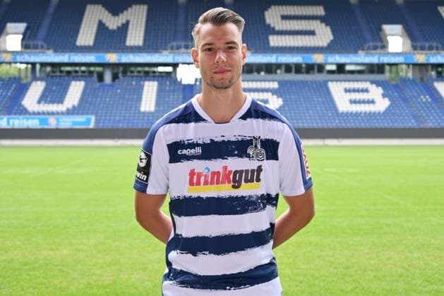 Marvin Senger MSV Duisburg 3 league, portrait date 2023 2024 Duisburg Schauinsland Reisen Arena North Rhine Westphalia Germany Team2