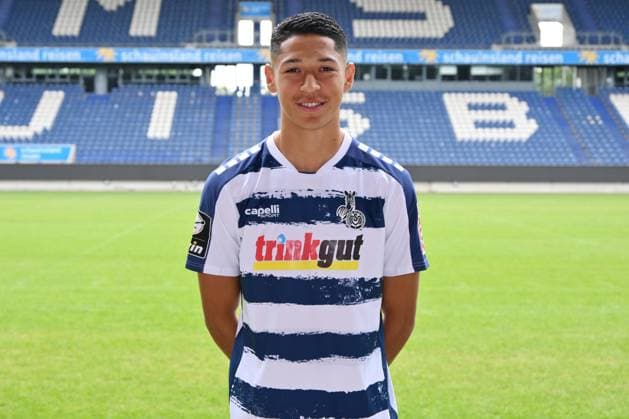 Santiago Castaneda MSV Duisburg 3 League, portrait date 2023 2024 Duisburg Schauinsland Reisen Arena North Rhine Westphalia Germany Team2