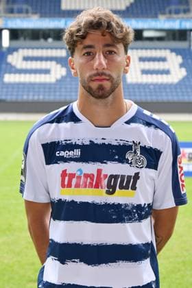 Alaa Bakir MSV Duisburg 3 league, portrait date 2023 2024 Duisburg Schauinsland Reisen Arena North Rhine Westphalia Germany Team2