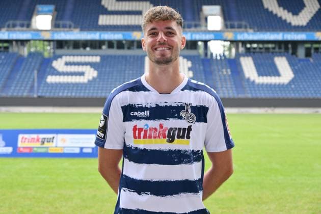 Tobias Fleckstein MSV Duisburg 3 league, portrait date 2023 2024 Duisburg Schauinsland Reisen Arena North Rhine Westphalia Germany Team2