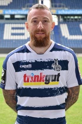 Marvin Knoll MSV Duisburg 3 league, portrait date 2023 2024 Duisburg Schauinsland Reisen Arena North Rhine Westphalia Germany Team2