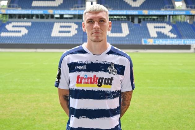 Niclas Stierlin MSV Duisburg 3 league, portrait date 2023 2024 Duisburg Schauinsland Reisen Arena North Rhine Westphalia Germany Team2
