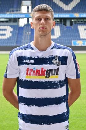 Phillip König MSV Duisburg 3 league, portrait date 2023 2024 Duisburg Schauinsland Reisen Arena North Rhine Westphalia Germany Team2