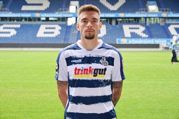 Joshua Bitter MSV Duisburg 3 league, portrait date 2023 2024 Duisburg Schauinsland Reisen Arena North Rhine Westphalia Germany Team2