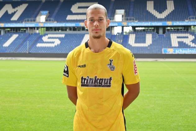 Dennis Smarsch MSV Duisburg 3 league, portrait date 2023 2024 Duisburg Schauinsland Reisen Arena North Rhine Westphalia Germany Team2