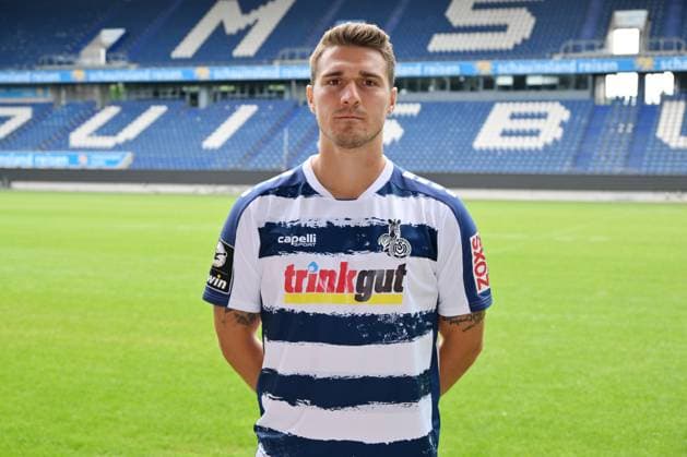 Benjamin Girth MSV Duisburg 3 league, portrait date 2023 2024 Duisburg Schauinsland Reisen Arena North Rhine Westphalia Germany Team2