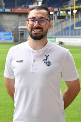 Omar Ahmad MSV Duisburg 3 league, portrait date 2023 2024 Duisburg Schauinsland Reisen Arena North Rhine Westphalia Germany Team2