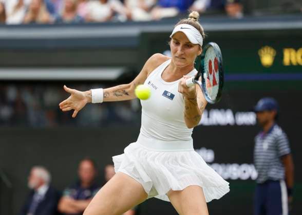 Marketa Vondrousova, Damen Einzel, Semi Final *** Marketa Vondrousova, Women Single, Semi Final Copyright: xJuergenxHasenkopfx