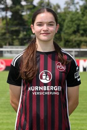 12 07 2023 1 FC Nuremberg FCN club season 2023 2024 photo appointment portrait appointment women single photo portrait portrait headshot sports photo zinc DaMa xdaxmax single photo portrait portrait headshot Marlene Lindner 3, 1 FC Nuremberg FCN