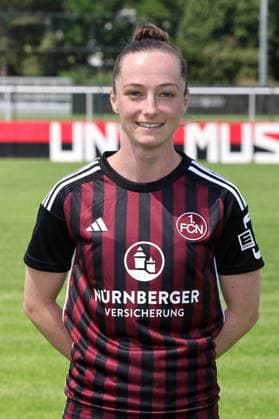 12 07 2023 1 FC Nuremberg FCN club season 2023 2024 photo appointment portrait appointment women single photo portrait portrait headshot sports photo zinc DaMa xdaxmax single photo portrait portrait headshot Vanessa Haim 19, 1 FC Nuremberg FCN