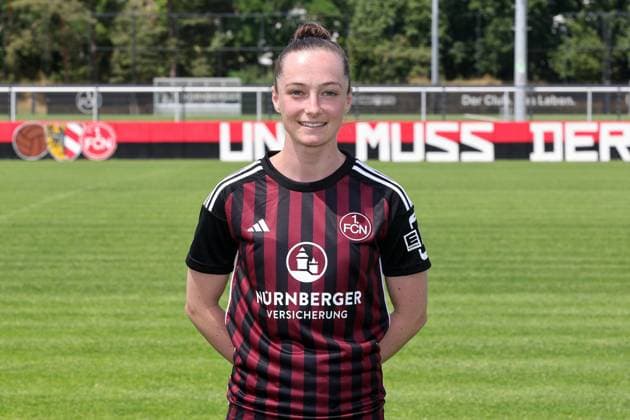 12 07 2023 1 FC Nuremberg FCN club season 2023 2024 photo appointment portrait appointment women single photo portrait portrait headshot sports photo zinc DaMa xdaxmax single photo portrait portrait headshot Vanessa Haim 19, 1 FC Nuremberg FCN