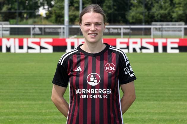 12 07 2023 1 FC Nuremberg FCN Club Season 2023 2024 photo appointment portrait appointment women single photo portrait portrait headshot sports photo zinc DaMa xdaxmax single photo portrait portrait headshot Nastassja Lein 24, 1 FC Nuremberg FCN