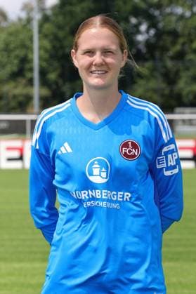 12 07 2023 1 FC Nuremberg FCN club season 2023 2024 photo appointment portrait appointment women single photo portrait portrait headshot sports photo zinc DaMa xdaxmax single photo portrait portrait headshot Kristin Krammer 25, 1 FC Nuremberg FCN