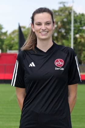 12 07 2023 1 FC Nuremberg FCN club season 2023 2024 photo appointment portrait appointment women single photo portrait portrait header photo sports photo zinc DaMa xdaxmax single photo portrait header photo Laura Schmidt Physio 1 FC Nuremberg FCN