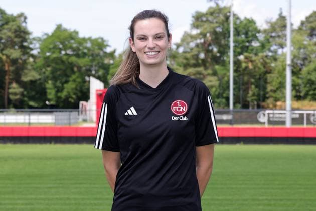 12 07 2023 1 FC Nuremberg FCN club season 2023 2024 photo appointment portrait appointment women single photo portrait portrait header photo sports photo zinc DaMa xdaxmax single photo portrait header photo Laura Schmidt Physio 1 FC Nuremberg FCN