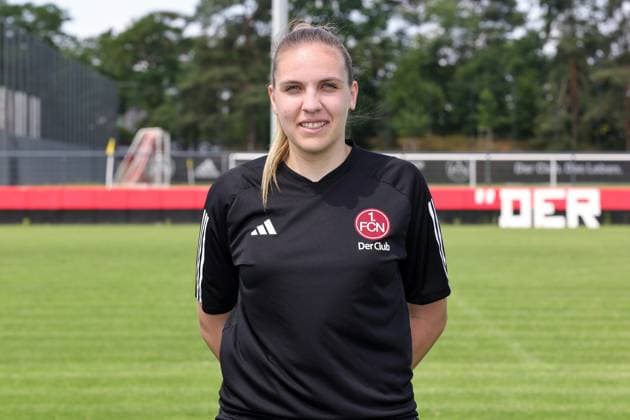 12 07 2023 1 FC Nuremberg FCN club season 2023 2024 photo appointment portrait appointment women single photo portrait portrait headshot sports photo zinc DaMa xdaxmax single photo portrait portrait headshot Laura Lücker team manager 1 FC Nuremberg FCN