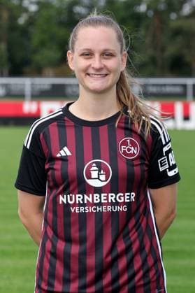 12 07 2023 1 FC Nuremberg FCN club season 2023 2024 photo appointment portrait appointment women single photo portrait portrait headshot sports photo zinc DaMa xdaxmax single photo portrait portrait headshot Luisa Guttenberger 4, 1 FC Nuremberg FCN