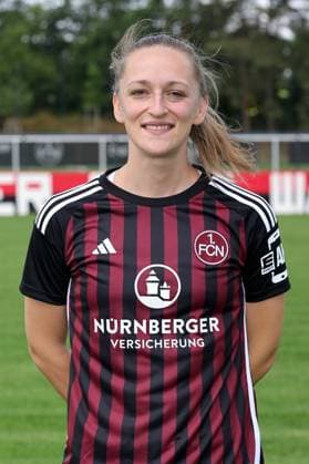12 07 2023 1 FC Nuremberg FCN club season 2023 2024 photo appointment portrait appointment women single photo portrait portrait headshot sports photo zinc DaMa xdaxmax single photo portrait portrait headshot Alina Mailbeck 5, 1 FC Nuremberg FCN