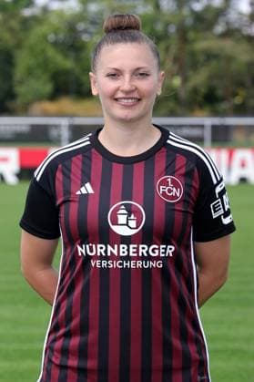 12 07 2023 1 FC Nuremberg FCN club season 2023 2024 photo appointment portrait appointment women single photo portrait portrait headshot sports photo zinc DaMa xdaxmax single photo portrait portrait headshot Jessica May 6, 1 FC Nuremberg FCN