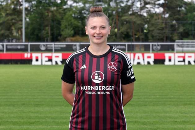 12 07 2023 1 FC Nuremberg FCN club season 2023 2024 photo appointment portrait appointment women single photo portrait portrait headshot sports photo zinc DaMa xdaxmax single photo portrait portrait headshot Jessica May 6, 1 FC Nuremberg FCN