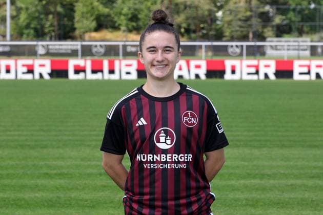 12 07 2023 1 FC Nuremberg FCN club season 2023 2024 photo appointment portrait appointment women single photo portrait portrait headshot sports photo zinc DaMa xdaxmax single photo portrait portrait headshot Marina Scholz 7, 1 FC Nuremberg FCN