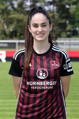 12 07 2023 1 FC Nuremberg FCN club season 2023 2024 photo appointment portrait appointment women single photo portrait portrait headshot sports photo zinc DaMa xdaxmax single photo portrait portrait headshot Sophie Fournier 11, 1 FC Nuremberg FCN