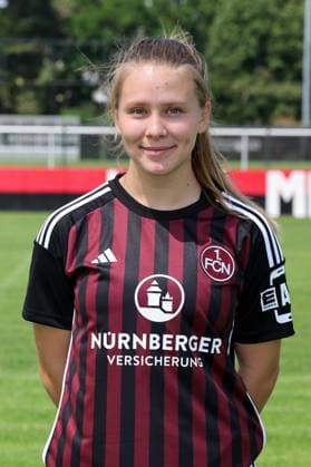 12 07 2023 1 FC Nuremberg FCN club season 2023 2024 photo appointment portrait appointment women single photo portrait portrait headshot sports photo zinc DaMa xdaxmax single photo portrait portrait headshot Katja Pöschl Poeschl 20, 1 FC Nuremberg FCN