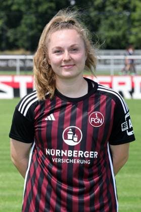 12 07 2023 1 FC Nuremberg FCN club season 2023 2024 photo appointment portrait appointment women single photo portrait portrait headshot sports photo zinc DaMa xdaxmax single photo portrait portrait headshot Madeleine Steck 28, 1 FC Nuremberg FCN