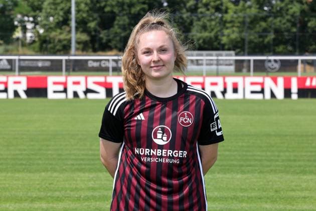 12 07 2023 1 FC Nuremberg FCN club season 2023 2024 photo appointment portrait appointment women single photo portrait portrait headshot sports photo zinc DaMa xdaxmax single photo portrait portrait headshot Madeleine Steck 28, 1 FC Nuremberg FCN