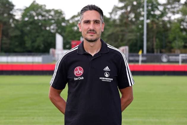 12 07 2023 1 FC Nürnberg FCN Club season 2023 2024 photo appointment portrait appointment single photo portrait portrait headshot sports photo zinc DaMa xdaxmax single photo portrait portrait headshot Jerome Polenz Co Trainer 1 FC Nürnberg FCN