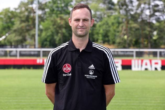 12 07 2023 1 FC Nuremberg FCN club season 2023 2024 photo appointment portrait appointment single photo portrait portrait headshot sports photo zinc DaMa xdaxmax single photo portrait portrait headshot Sascha Rurainski physiotherapist 1 FC Nuremberg FCN