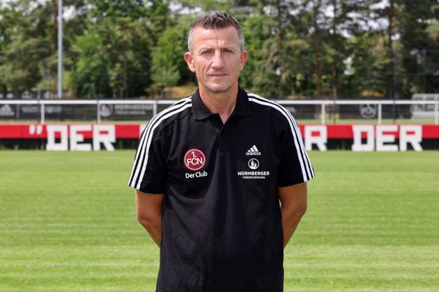12 07 2023 1 FC Nuremberg FCN club season 2023 2024 photo appointment portrait appointment single photo portrait portrait headshot sports photo zinc DaMa xdaxmax single photo portrait portrait headshot Jens Vergers physiotherapist 1 FC Nuremberg FCN