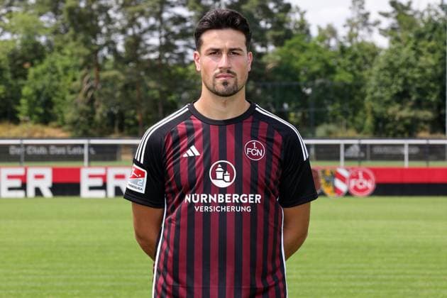 12 07 2023 1 FC Nuremberg FCN club season 2023 2024 photo appointment portrait appointment single photo portrait portrait headshot sports photo zinc DaMa xdaxmax single photo portrait portrait headshot Ahmet Gürleyen Guerleyen 3, 1 FC Nuremberg FCN