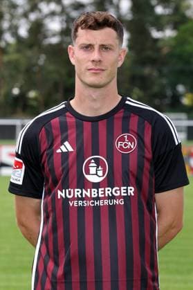 12 07 2023 1 FC Nuremberg FCN club season 2023 2024 photo appointment portrait appointment single photo portrait portrait headshot sports photo zinc DaMa xdaxmax single photo portrait portrait headshot James Lawrence 4, 1 FC Nuremberg FCN