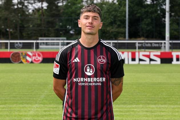 12 07 2023 1 FC Nuremberg FCN club season 2023 2024 photo appointment portrait appointment single photo portrait portrait headshot sports photo zinc DaMa xdaxmax single photo portrait portrait headshot Taylan Duman 8, 1 FC Nuremberg FCN