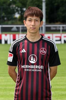 12 07 2023 1 FC Nuremberg FCN club season 2023 2024 photo appointment portrait appointment single photo portrait portrait headshot sports photo zinc DaMa xdaxmax single photo portrait portrait headshot Kanji Okunuki 11, 1 FC Nuremberg FCN