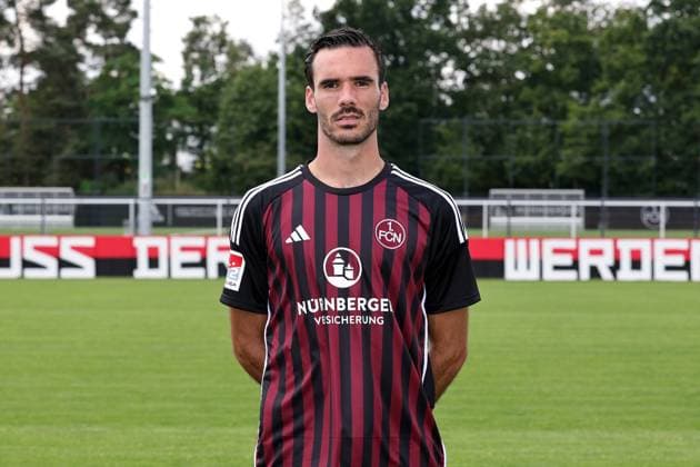 12 07 2023 1 FC Nuremberg FCN club season 2023 2024 photo appointment portrait appointment single photo portrait portrait headshot sports photo zinc DaMa xdaxmax single photo portrait portrait headshot Ivan Marquez 15, 1 FC Nuremberg FCN
