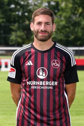 12 07 2023 1 FC Nuremberg FCN club season 2023 2024 photo appointment portrait appointment single photo portrait portrait headshot sports photo zinc DaMa xdaxmax single photo portrait portrait headshot Enrico Valentini 22, 1 FC Nuremberg FCN
