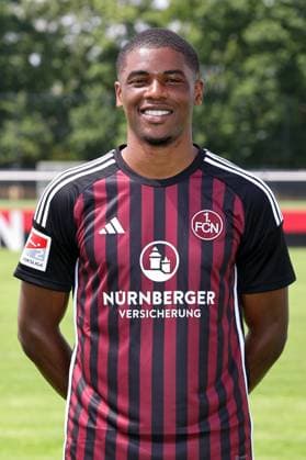 12 07 2023 1 FC Nürnberg FCN club season 2023 2024 photo appointment portrait appointment single photo portrait portrait headshot sports photo zinc DaMa xdaxmax single photo portrait portrait headshot Kwadwo Duah 23, 1 FC Nürnberg FCN