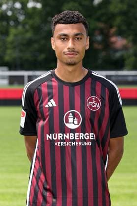 12 07 2023 1 FC Nuremberg FCN club season 2023 2024 photo appointment portrait appointment single photo portrait portrait headshot sports photo zinc DaMa xdaxmax single photo portrait portrait headshot Nathaniel Brown 27, 1 FC Nuremberg FCN