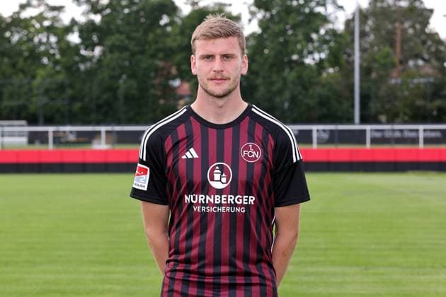 12 07 2023 1 FC Nuremberg FCN club season 2023 2024 photo appointment portrait appointment single photo portrait portrait headshot sports photo zinc DaMa xdaxmax single photo portrait portrait headshot Christoph Daferner 33, 1 FC Nuremberg FCN