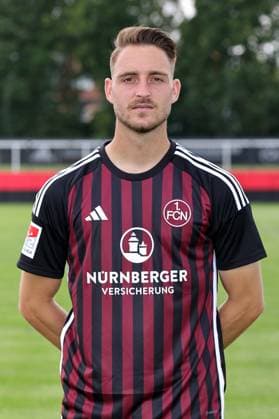 12 07 2023 1 FC Nuremberg FCN club season 2023 2024 photo appointment portrait appointment single photo portrait portrait headshot sports photo zinc DaMa xdaxmax single photo portrait portrait headshot Lukas Schleimer 36, 1 FC Nuremberg FCN