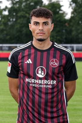 12 07 2023 1 FC Nuremberg FCN club season 2023 2024 photo appointment portrait appointment single photo portrait portrait headshot sports photo zinc DaMa xdaxmax single photo portrait portrait headshot Ali Loune 41, 1 FC Nuremberg FCN