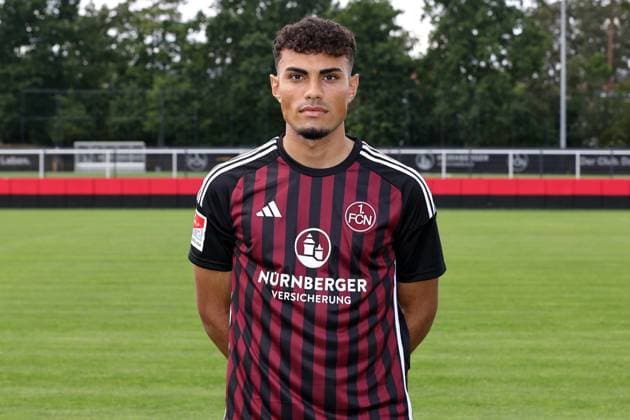 12 07 2023 1 FC Nuremberg FCN club season 2023 2024 photo appointment portrait appointment single photo portrait portrait headshot sports photo zinc DaMa xdaxmax single photo portrait portrait headshot Ali Loune 41, 1 FC Nuremberg FCN