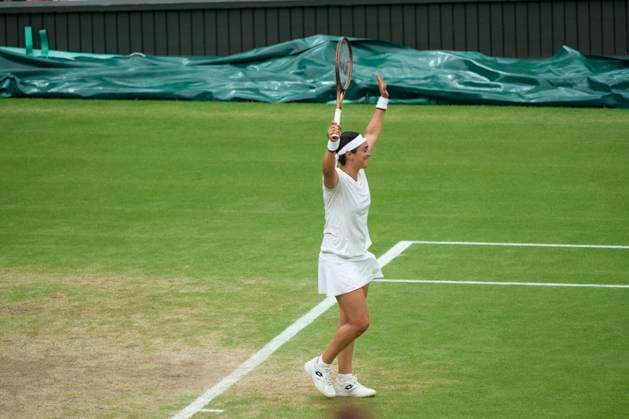 2023 Wimbledon Championships Ons Jabeur (TUN) celebrates winning the ladies™ semi finals against Aryna Sabalenka on Day 11 at the 2023 Wimbledon Championships at the All England Club, London, UK, 13 July 2023, Credit:Peter van den Berg Avalon United Kingdom, England, London, All England Lawn Tennis and Croquet Club  Copyright: xPeterxvanxdenxBergx xAvalonx 0788930699