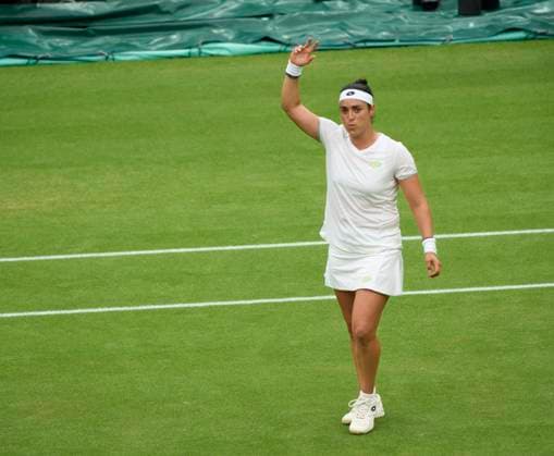 2023 Wimbledon Championships Ons Jabeur (TUN) celebrates winning the ladies™ semi finals against Aryna Sabalenka on Day 11 at the 2023 Wimbledon Championships at the All England Club, London, UK, 13 July 2023, Credit:Peter van den Berg Avalon United Kingdom, England, London, All England Lawn Tennis and Croquet Club  Copyright: xPeterxvanxdenxBergx xAvalonx 0788930717