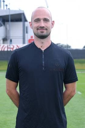 Rot Weiss Essen 3 Liga, porträttermin 2023 2024 Lars Fleischer Co Trainer Rot Weiss Essen 3 Liga, porträttermin 2023 2024 xRx