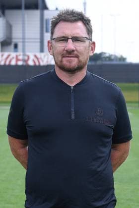 Rot Weiss Essen 3 Liga, Porträttermin 2023 2024 Paul Freier Co Trainer Rot Weiss Essen 3 Liga, Porträttermin 2023 2024 xRx